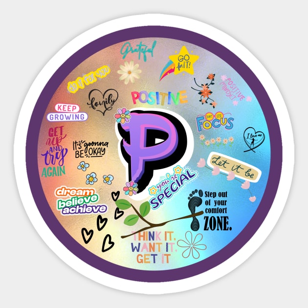 Positivity Sticker by Joy-Graphix